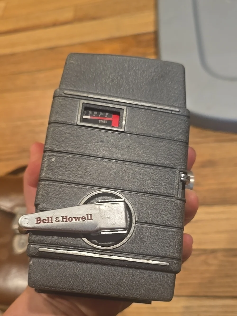 Two Twenty 8mm Vintage Movie Camera - Gray 1950s BELLE AND HOWELL